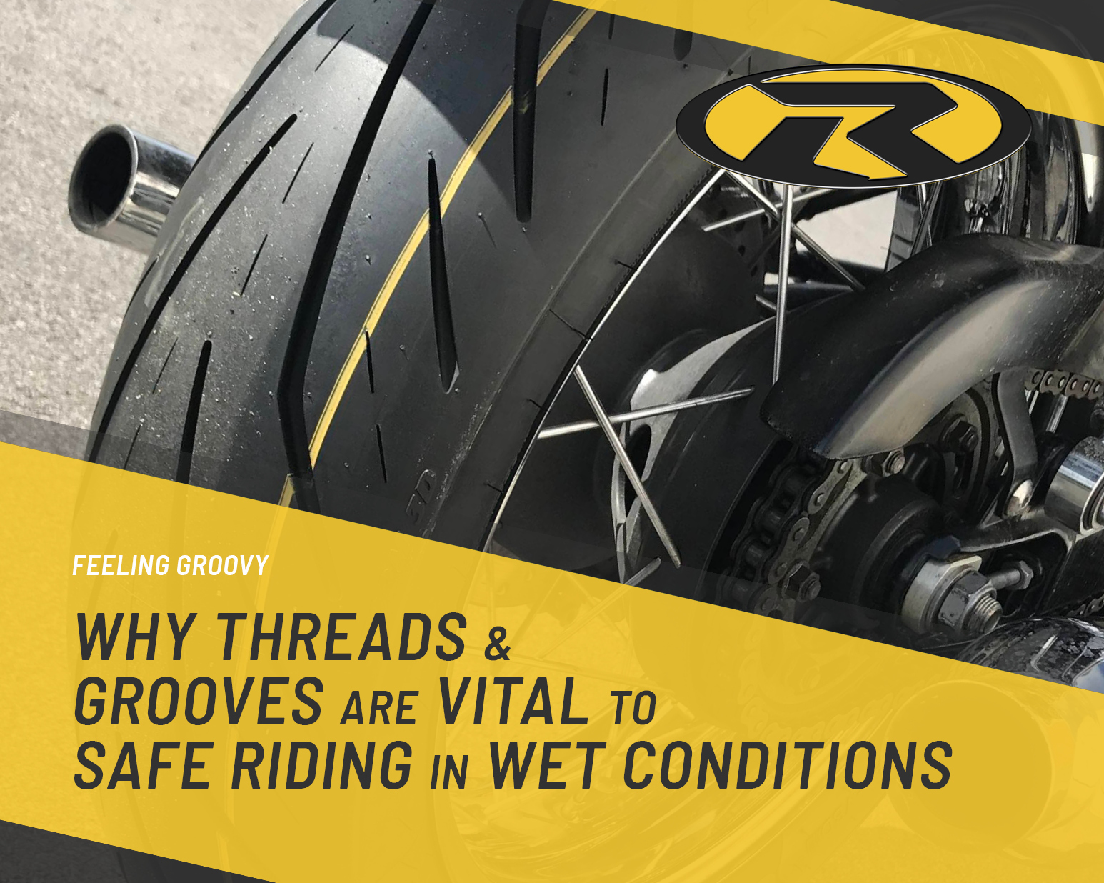 Feeling Groovy – Why threads and grooves are vital to safe riding in wet conditions